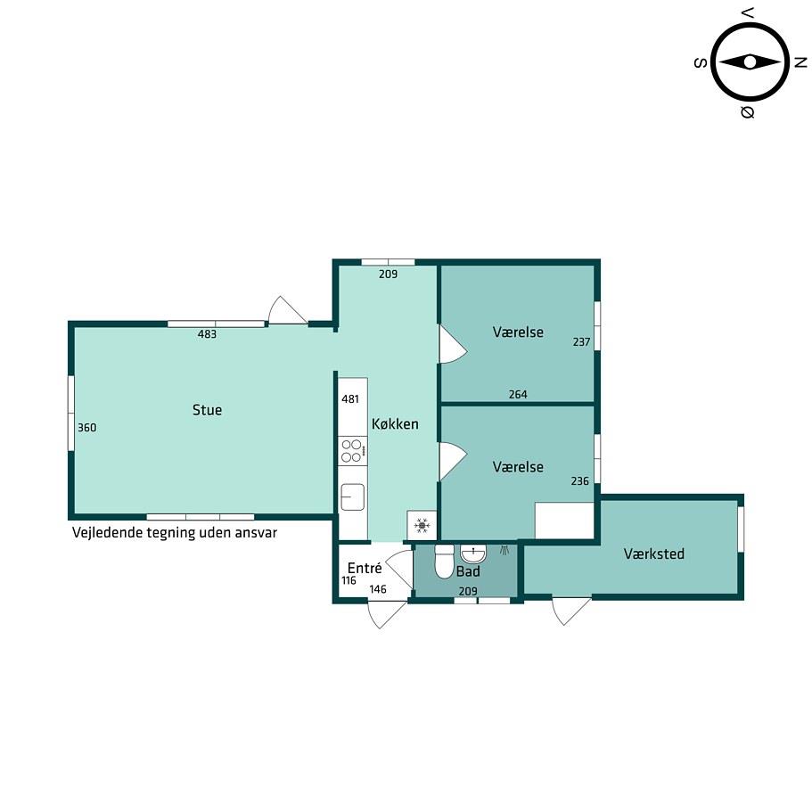 Innenausstattung 1-26 Ferienhaus SL234, Olymposvej 8, DK - 4200 Slagelse