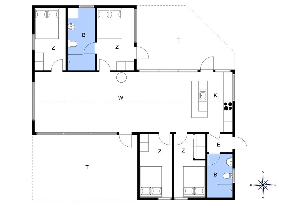 Innenausstattung 1-14 Ferienhaus 1399, Udemarken 62, DK - 9800 Hjørring