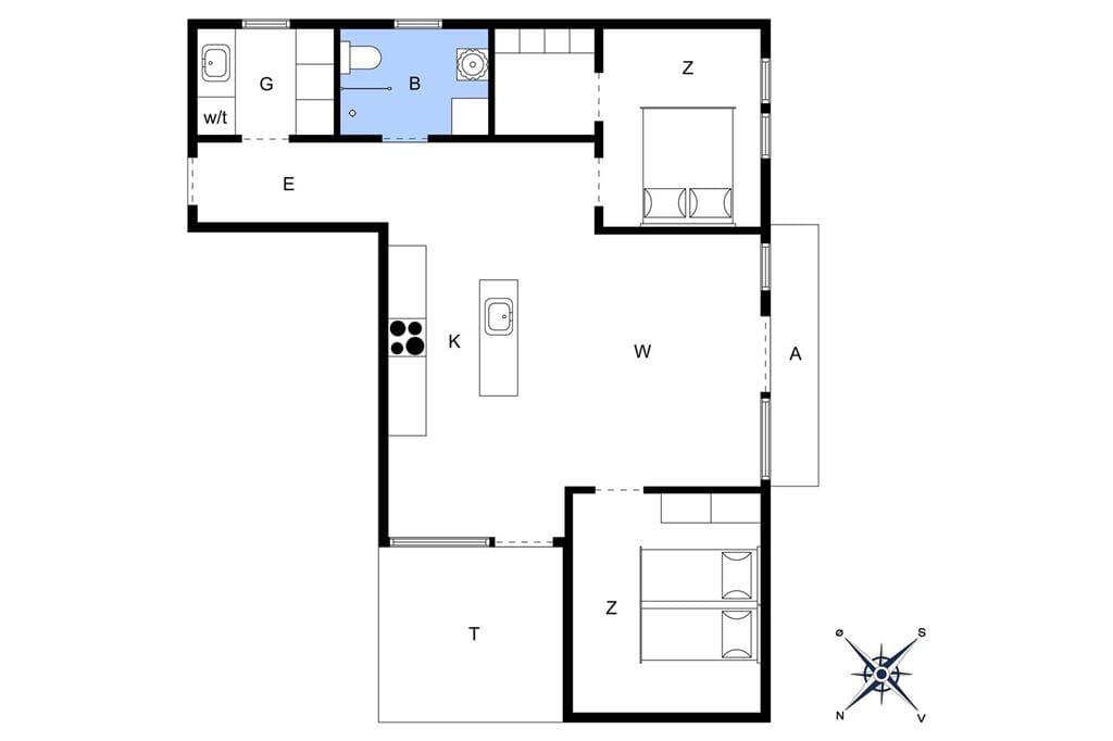 Innenausstattung 16-4 Ferienhaus 797, Strandgade 6, DK - 6960 Hvide Sande