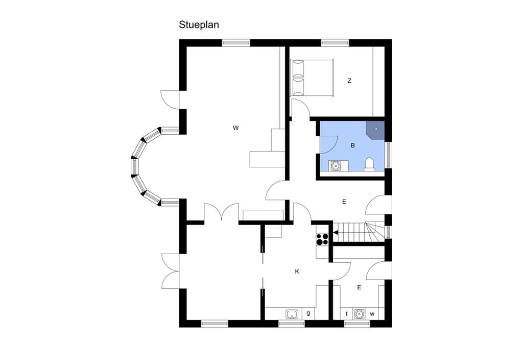 Indretning 1-11 Sommerhus 0253, Drosselvej 6, DK - 6792 Rømø