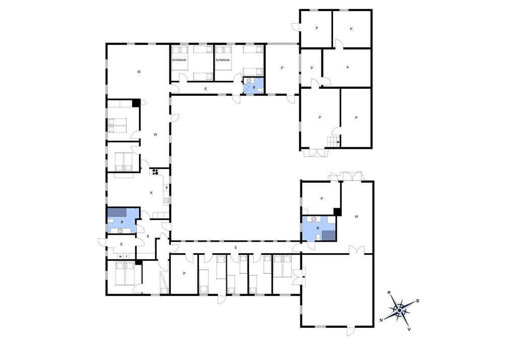 Indretning 1-3 Sommerhus M64585, Lundemosen 12, DK - 5450 Otterup