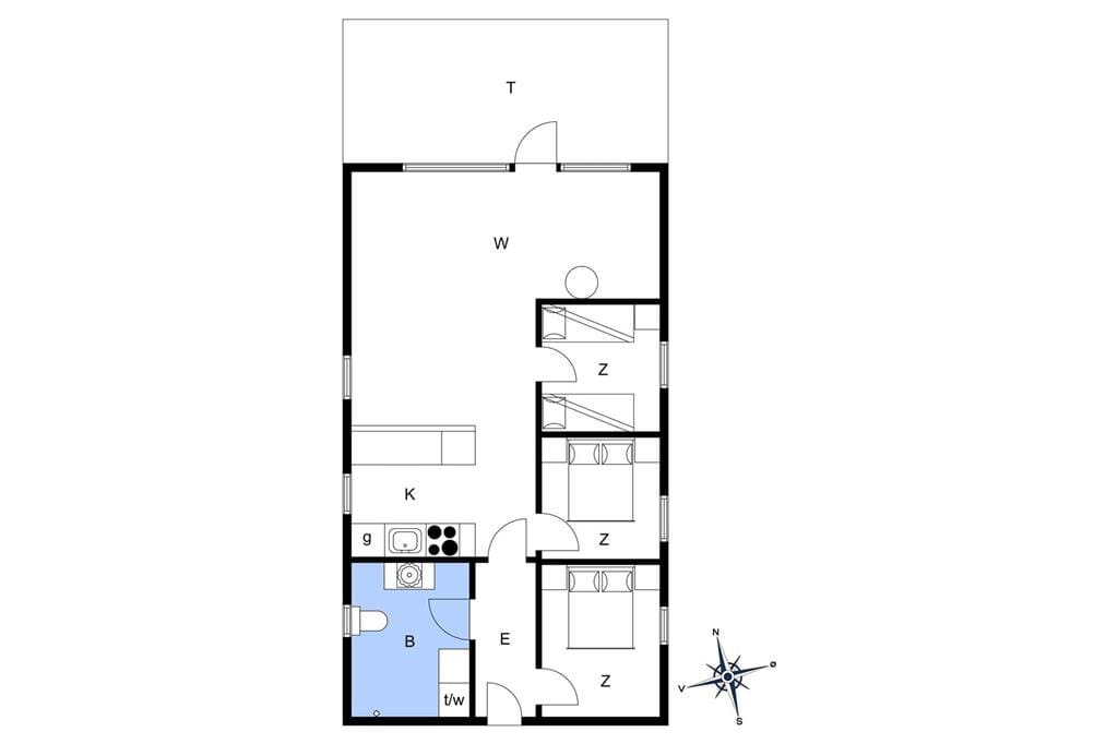 Interieur 1-20 Vakantiehuis 182, Vejlby Klit 153, DK - 7673 Harboøre