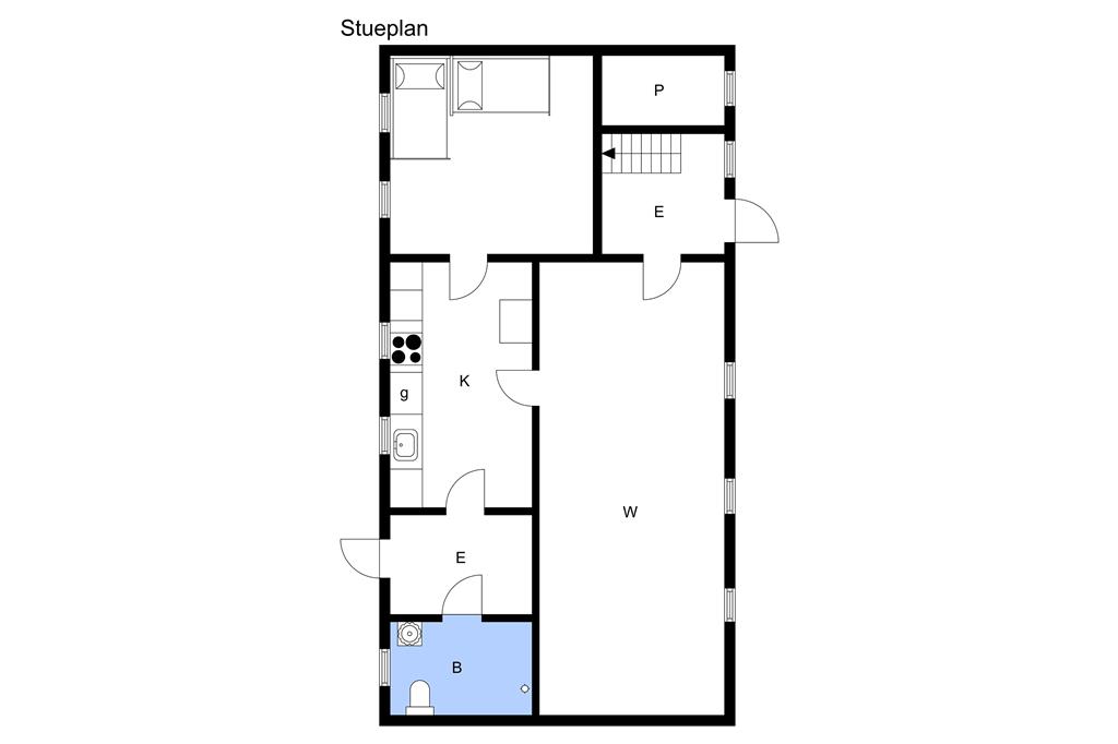 Indretning 1-3 Sommerhus M70307, Vindeballegade 14, DK - 5970 Ærøskøbing