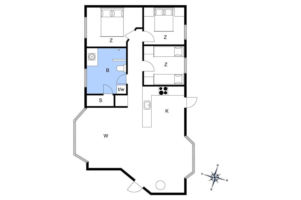 Indretning 1-10 Sommerhus 6775, Stakkebakken 1, DK - 3770 Allinge