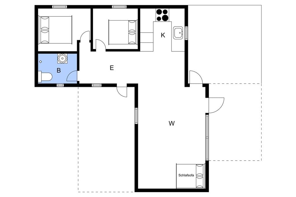 Indretning 1-3 Sommerhus L162601, Tuborgvej 19, DK - 9670 Løgstør