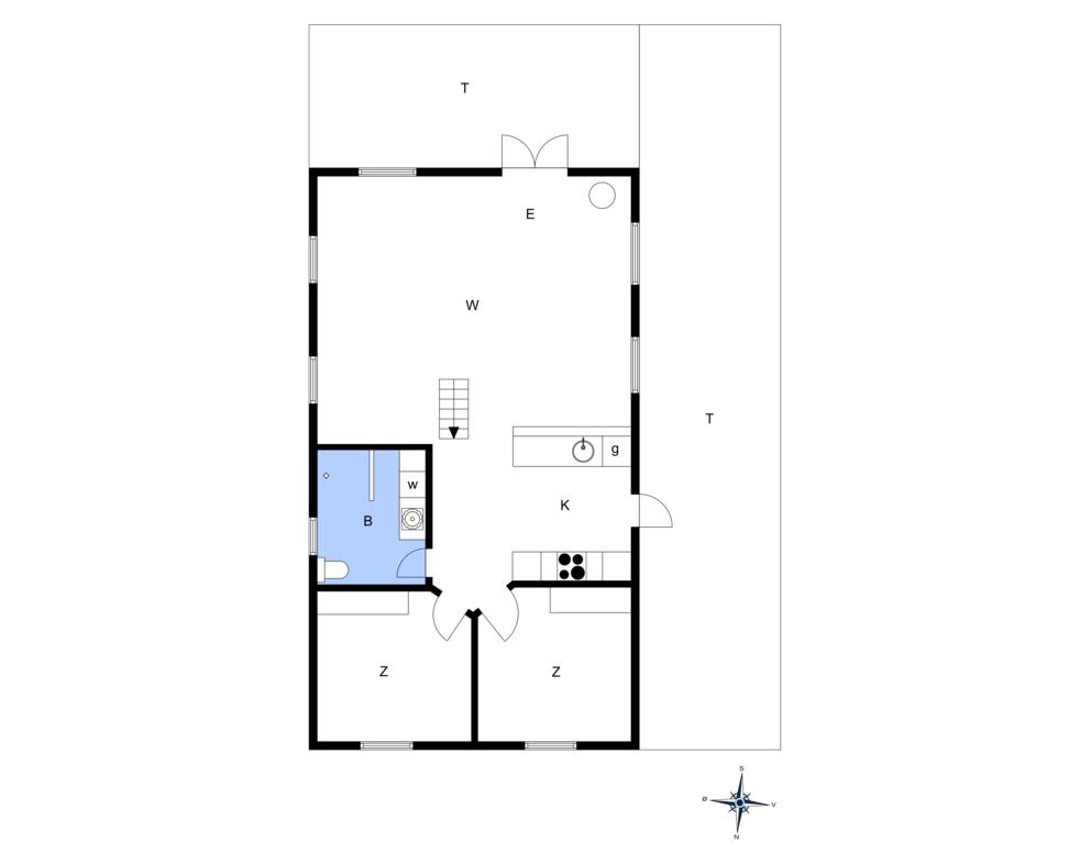 Indretning 1-17 Sommerhus 11170, Ved Skoven 19, DK - 4500 Nykøbing Sj