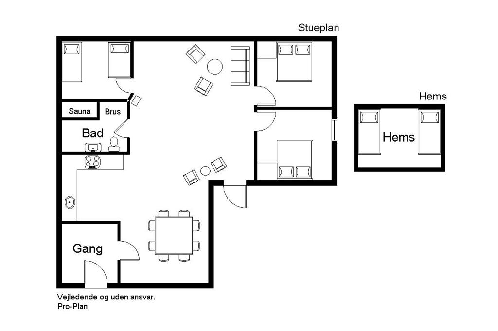 Innenausstattung 1-22 Ferienhaus C11307, Rørsangervænget 1, DK - 6880 Tarm