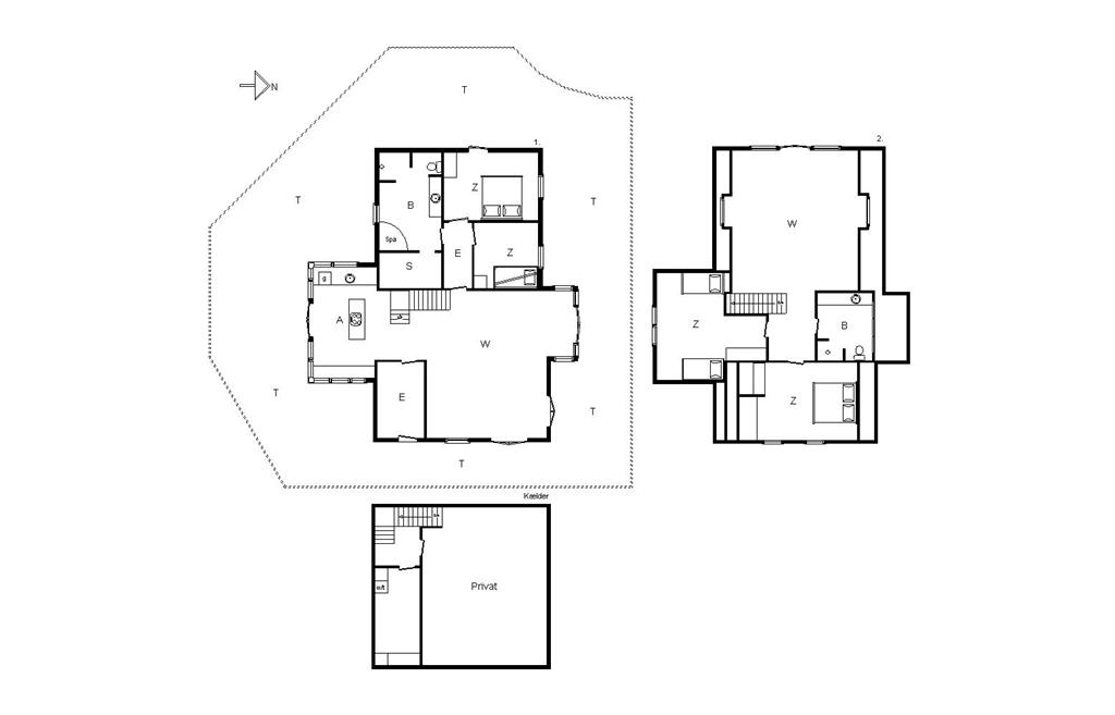 Innredning 1-14 Feirehus 854, Porsevej 6, DK - 9493 Saltum