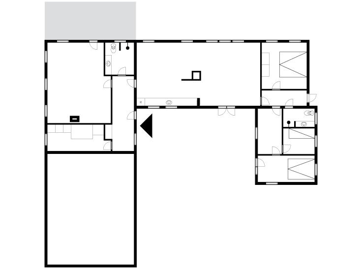 Indretning 1-175 Sommerhus 20221, Vedersø Klitvej 12, DK - 6990 Ulfborg