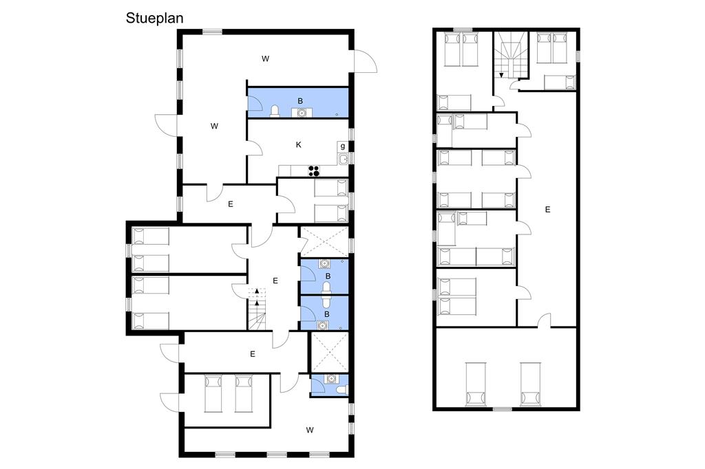 Indretning 1-3 Sommerhus M65700, Frederiksbergvej 20, DK - 5600 Faaborg