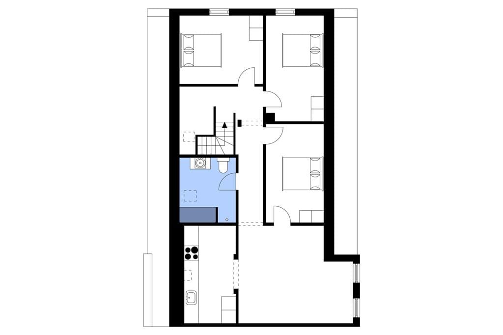 Indretning 1-3 Sommerhus F503485, Slotsvej 56, DK - 6510 Gram
