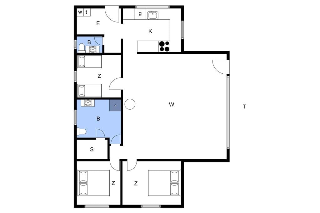 Innenausstattung 1-11 Ferienhaus 0325, Dyssebjergvej 24, DK - 6792 Rømø