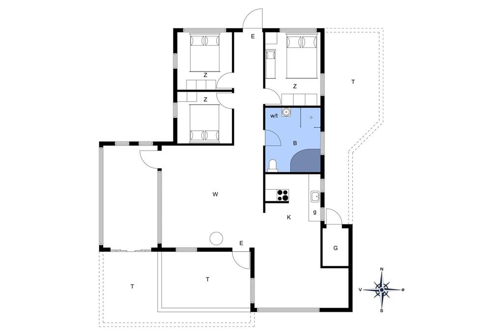 Innenausstattung 1-148 Ferienhaus TV1323, Haren 19, DK - 9881 Bindslev