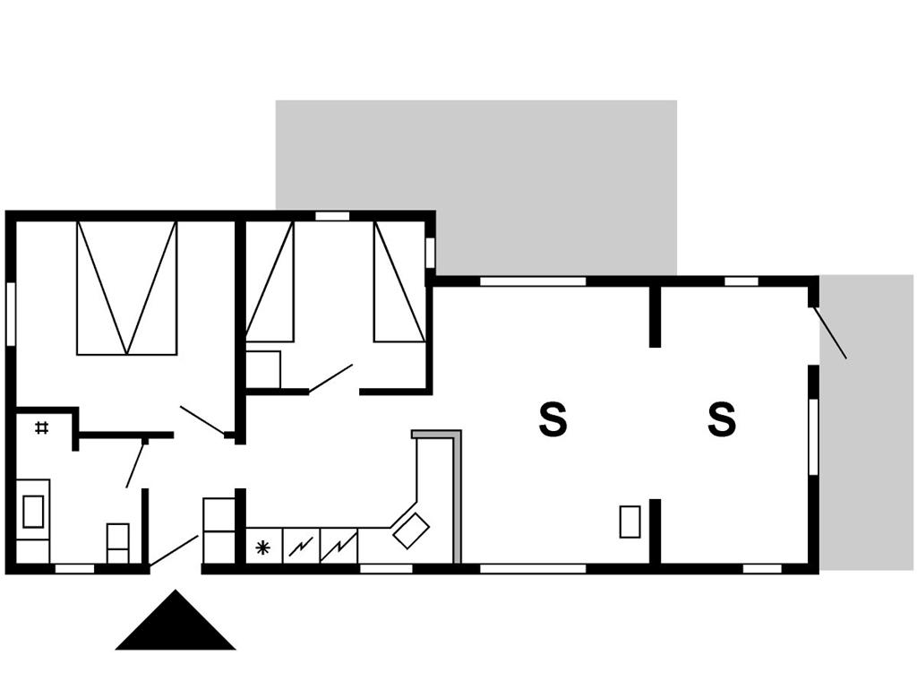 Indretning 1-175 Sommerhus 50021, Bjerghuse 94, DK - 6990 Ulfborg