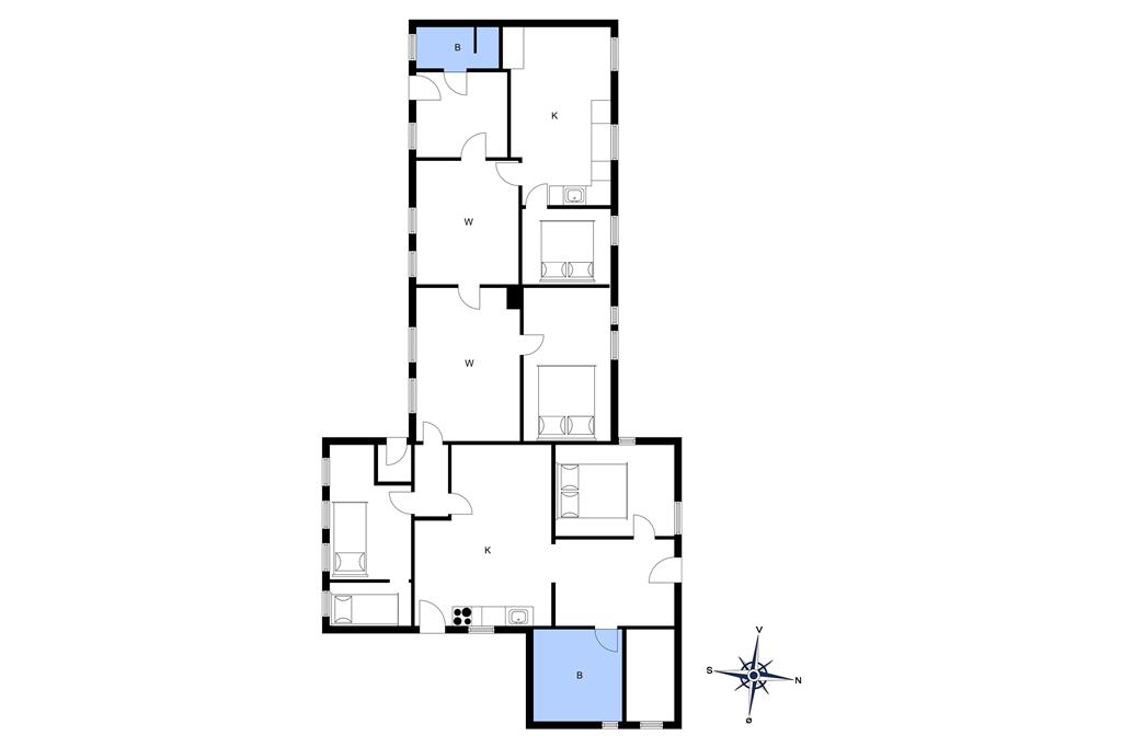 Interieur 1-3 Vakantiehuis M65529, Voldtoftevej 33, DK - 5620 Glamsbjerg