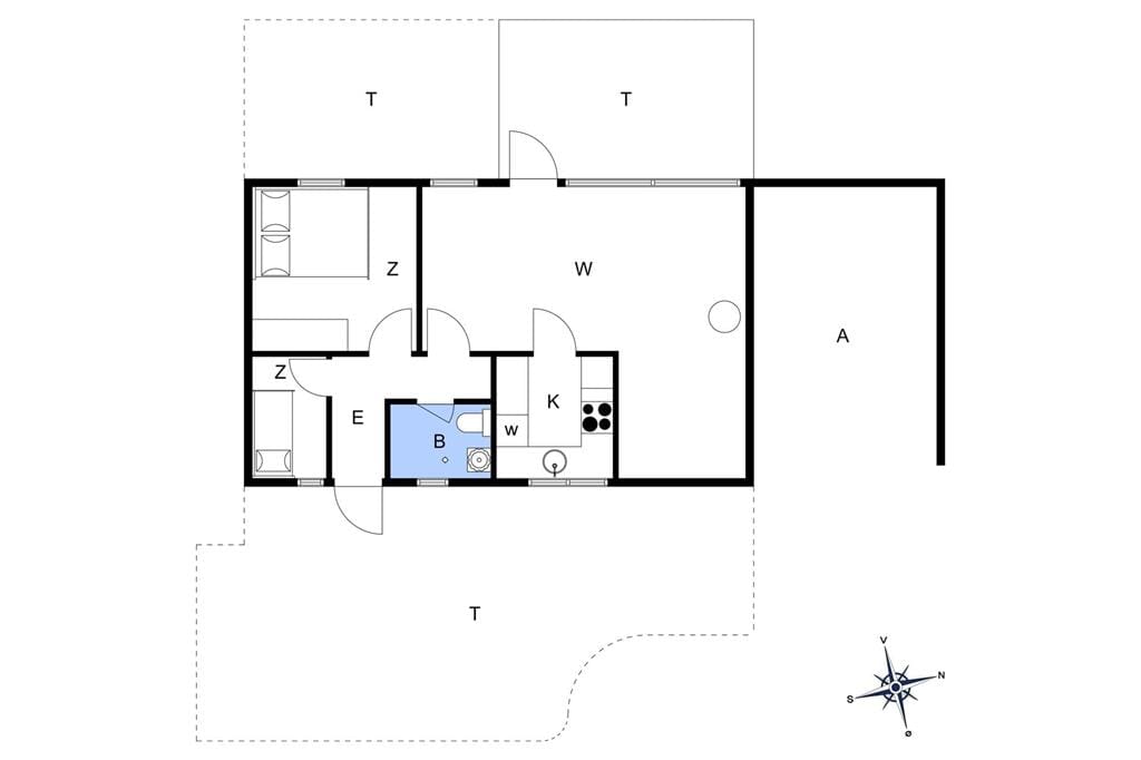 Indretning 1-17 Sommerhus 13357, Ved Voldene 8, DK - 4560 Vig