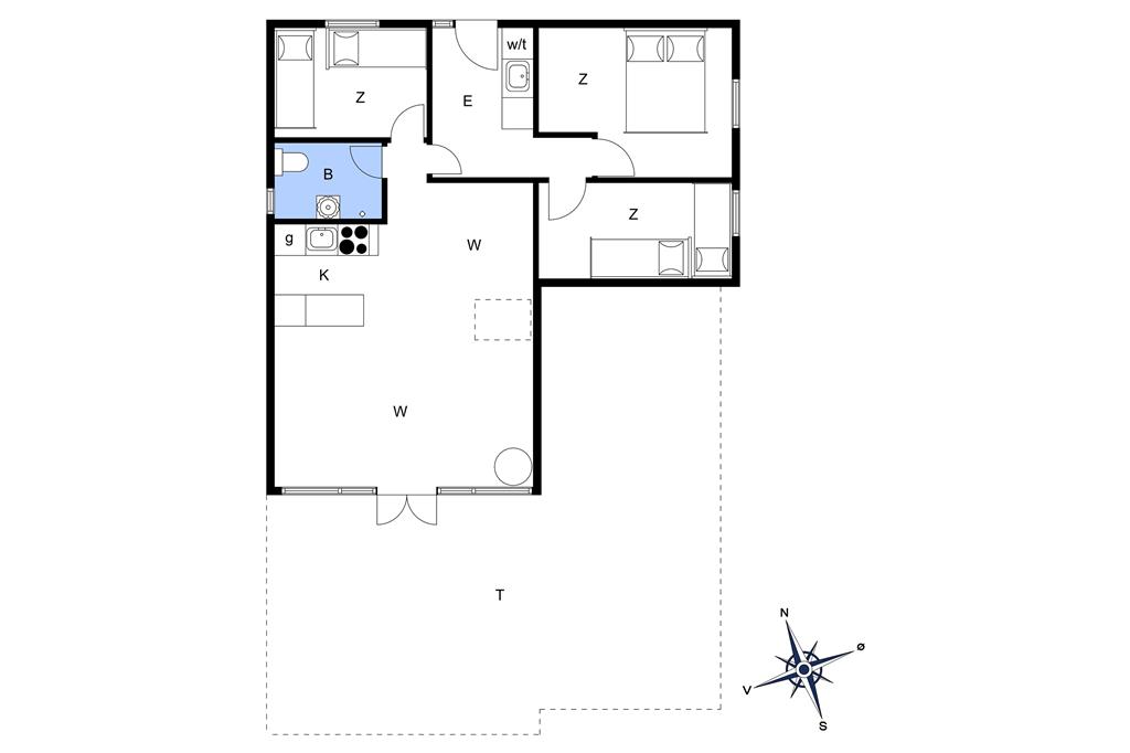 Indretning 1-22 Sommerhus C11112, Horsfold 50, DK - 6893 Hemmet