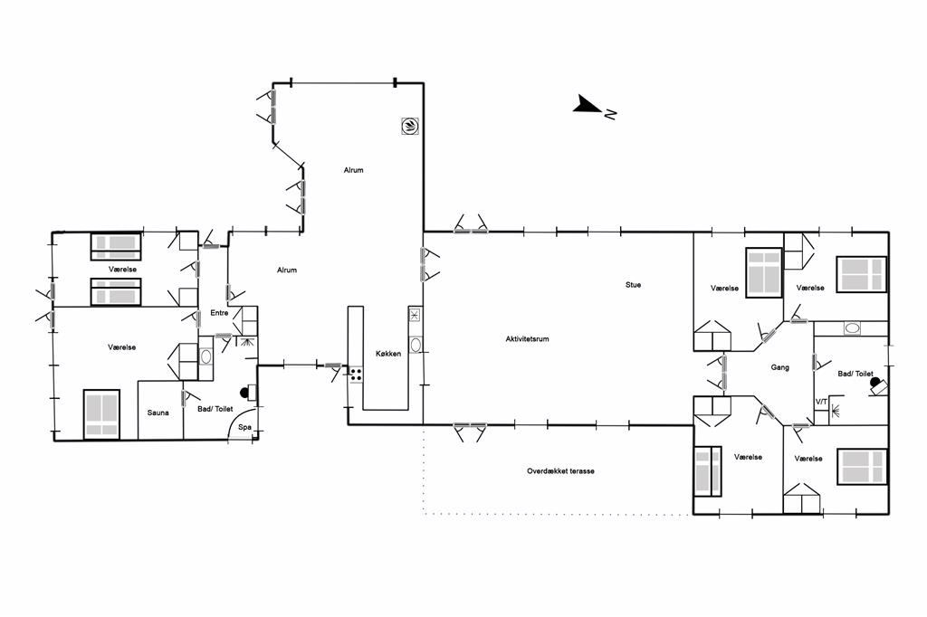 Innenausstattung 1-125 Ferienhaus 2124, Tjurvej 6, DK - 6854 Henne