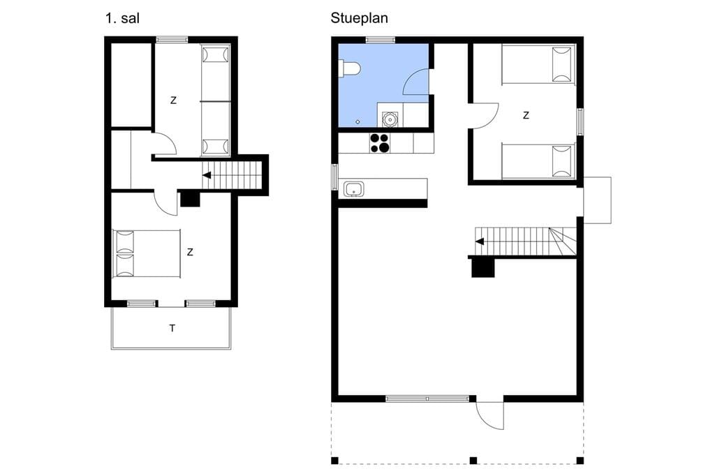 Indretning 1-175 Sommerhus 10296, Gaffelbjergvej 22, DK - 6990 Ulfborg