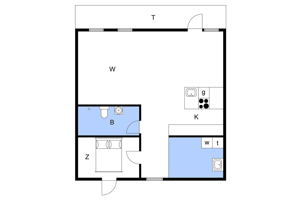 Innenausstattung 1-11 Ferienhaus 0247, Nordre Havnevej 8, DK - 6792 Rømø