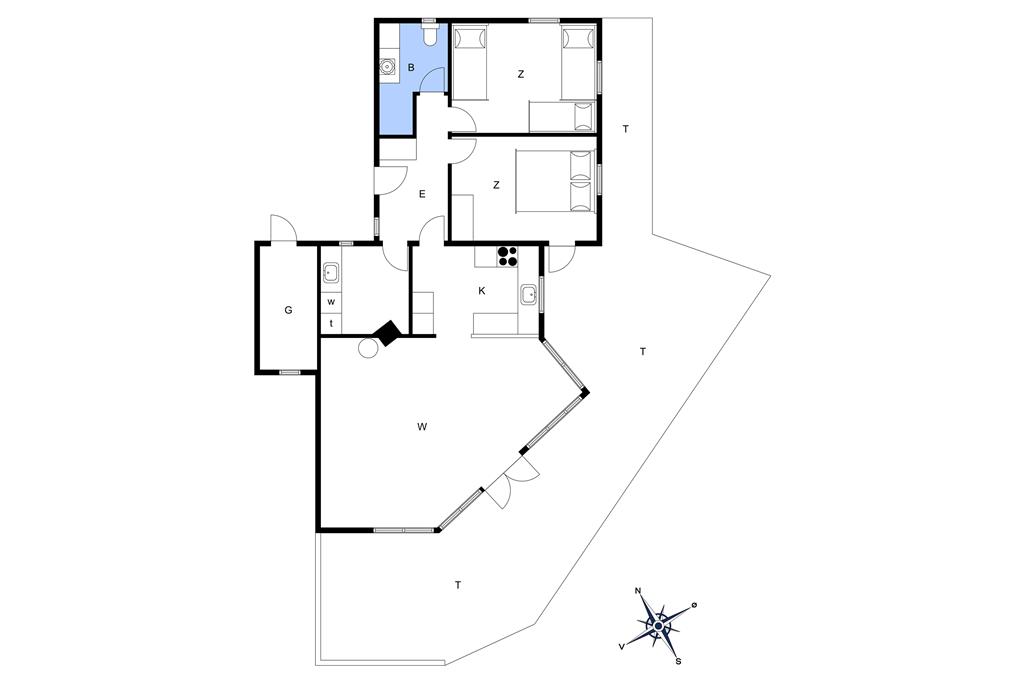 Interieur 1-17 Vakantiehuis 10062, Skanse Tværvej 3, DK - 4581 Rørvig