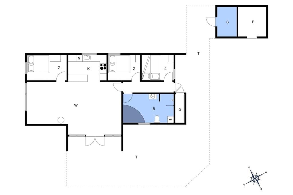Indretning 20-11 Sommerhus 0166, Julianehåb 3, DK - 6792 Rømø
