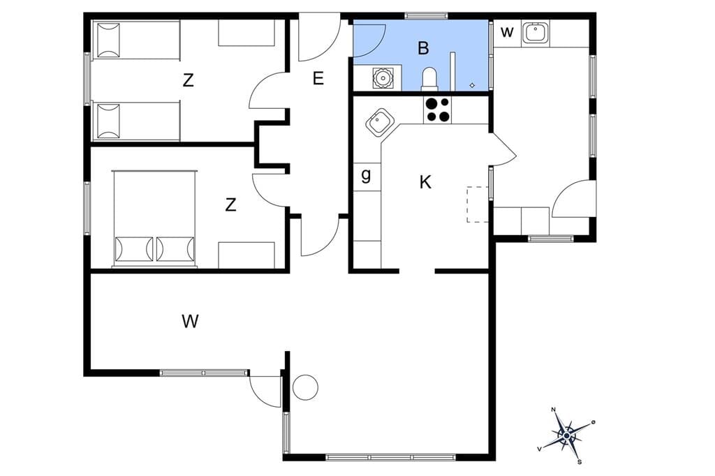 Innenausstattung 1-13 Ferienhaus 602, Fiskervej 2, DK - 7700 Thisted