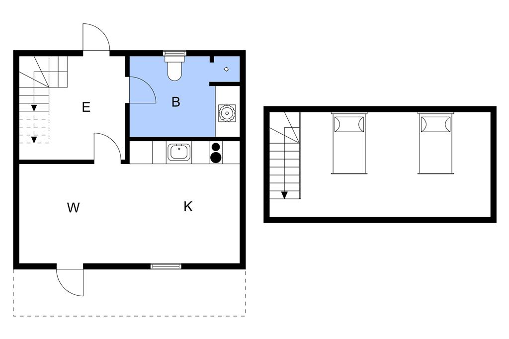 Innredning 1-3 Feirehus L15008, Stavildvej 26, DK - 8832 Skals