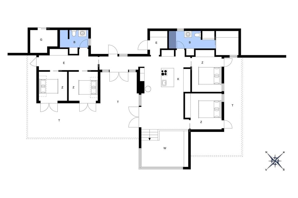 Indretning 1-13 Sommerhus 299, Ingersvej 21, DK - 7770 Vestervig