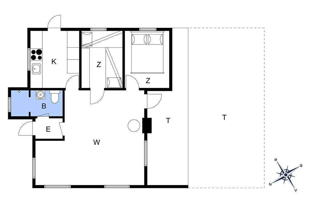 Indretning 1-17 Sommerhus 13391, Agerleddet 24, DK - 4560 Vig