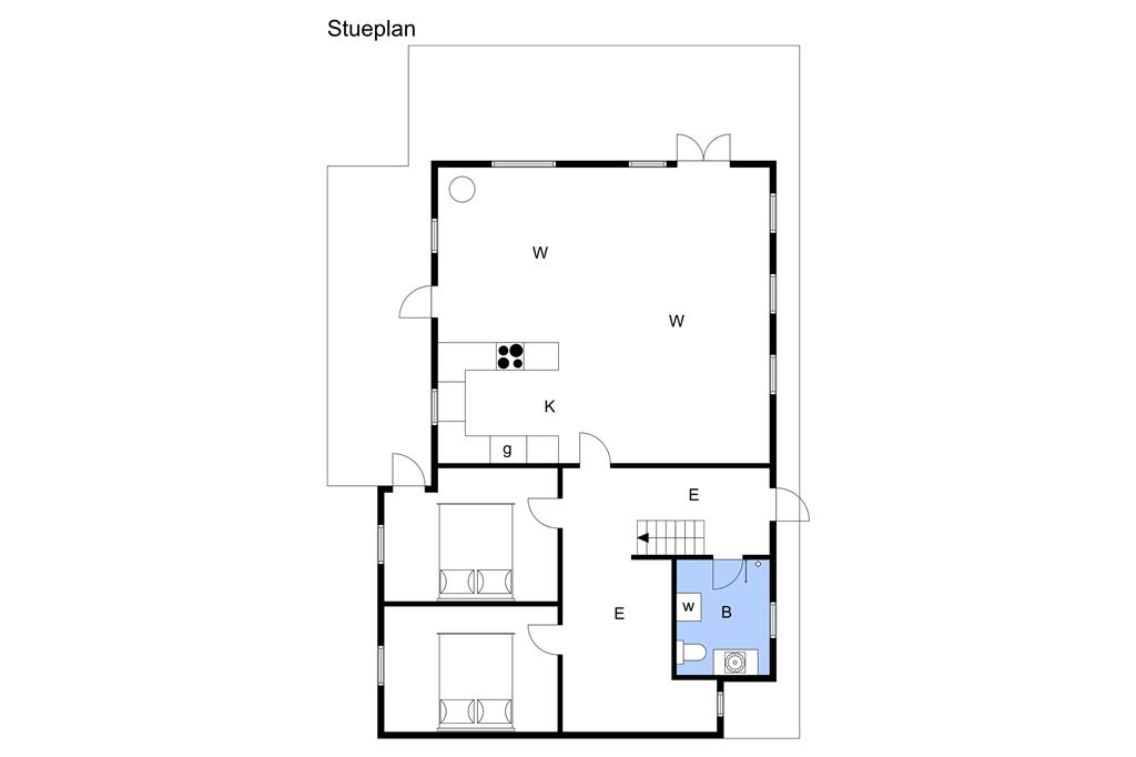 Innredning 1-3 Feirehus L16110, Elisesvej 30, DK - 9670 Løgstør
