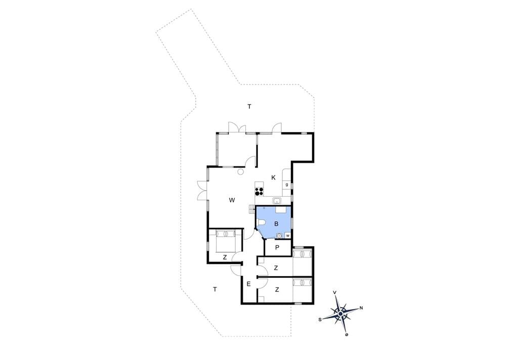 Indretning 1-13 Sommerhus 435, Sivsangervej 32, DK - 7770 Vestervig