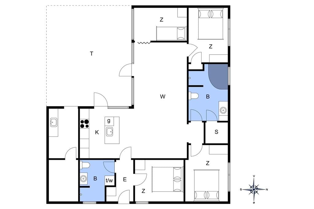 Innenausstattung 1-11 Ferienhaus 0342, Vestergade 355, DK - 6792 Rømø