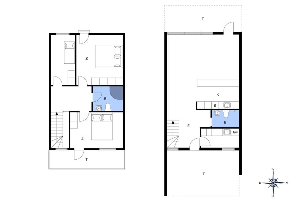 Indretning 1-11 Sommerhus 0427, Nordre Havnevej 58, DK - 6792 Rømø
