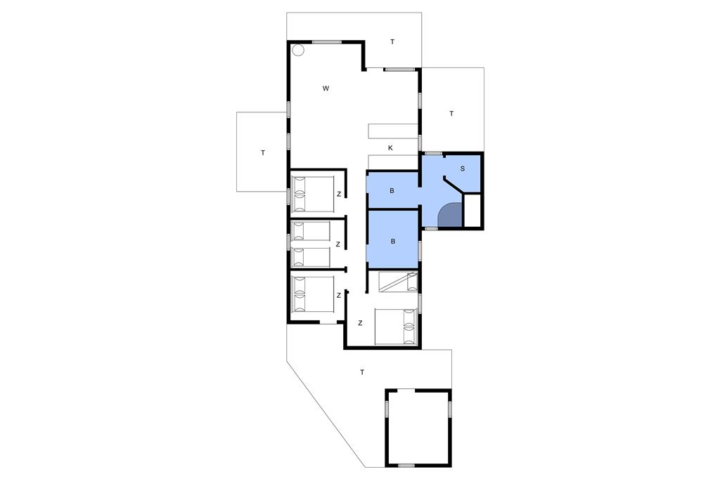 Indretning 1-3 Sommerhus M64356, Strandgårdsvej 187, DK - 5464 Brenderup Fyn