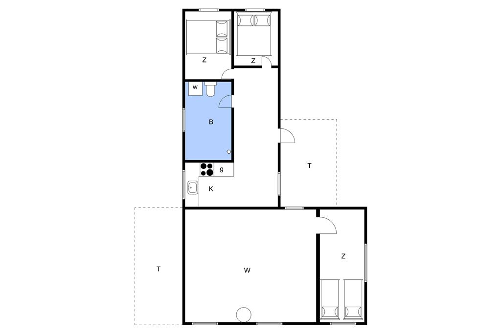 Interieur 1-11 Vakantiehuis 0110, Lakolk 109, DK - 6792 Rømø