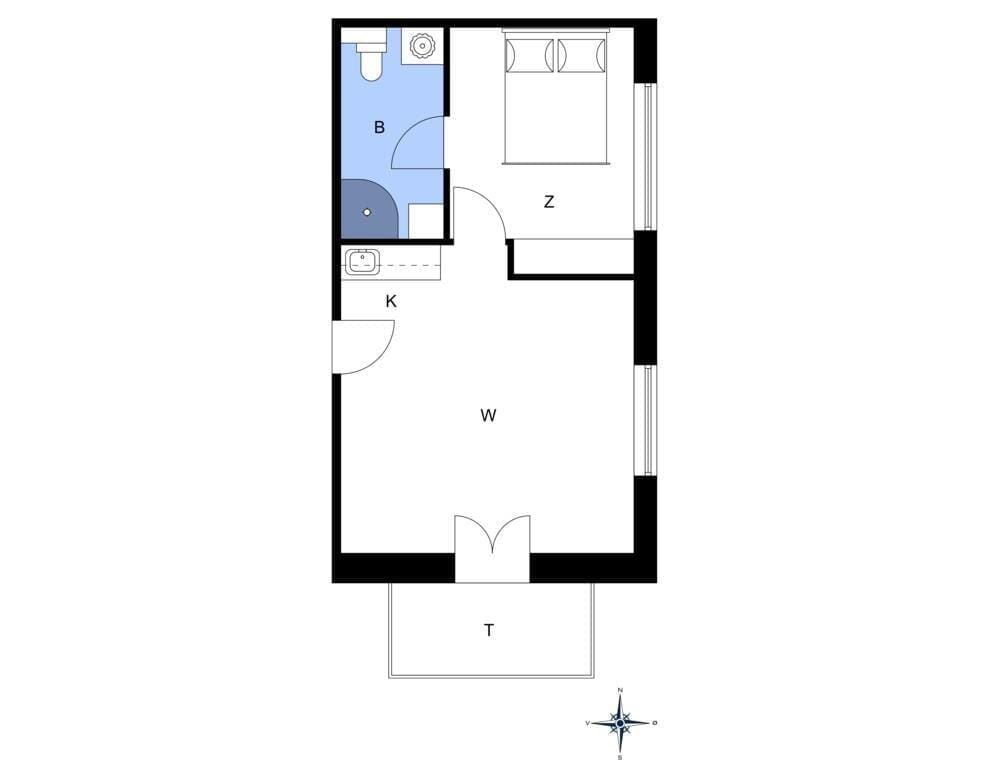 Indretning 1-4 Sommerhus 803, Havnegade 2, DK - 6960 Hvide Sande