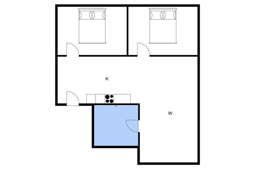 Indretning 10-3 Sommerhus M70275, Borgnæsvej 4, DK - 5970 Ærøskøbing