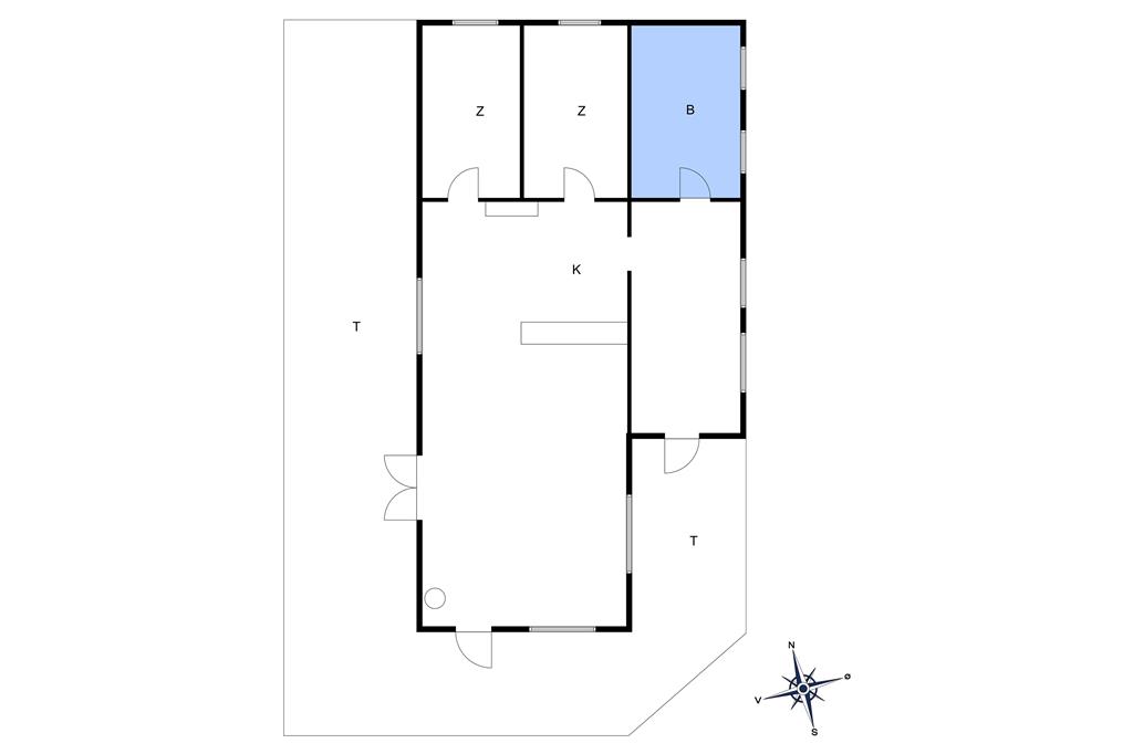 Indretning 1-10 Sommerhus 6635, Krølle Borravej 12, DK - 3770 Allinge