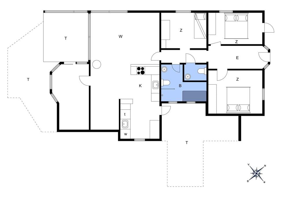 Indretning 1-26 Sommerhus K19036, Smedelinien 45, DK - 4400 Kalundborg
