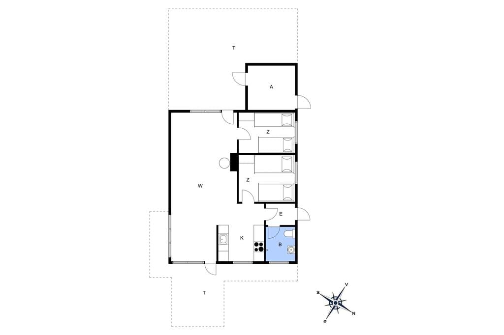 Indretning 1-3 Sommerhus F503781, Lønholt 107, DK - 6200 Aabenraa