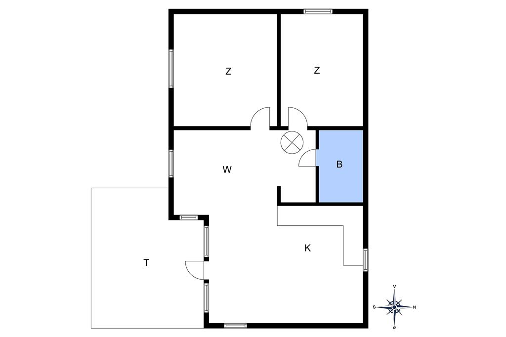 Indretning 1-10 Sommerhus 6611, Madseløkke 5, DK - 3770 Allinge