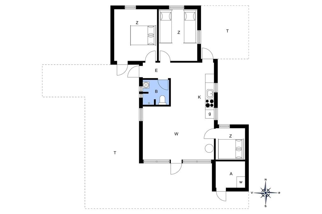 Indretning 1-10 Sommerhus 1502, Malurtvej 7, DK - 3720 Aakirkeby
