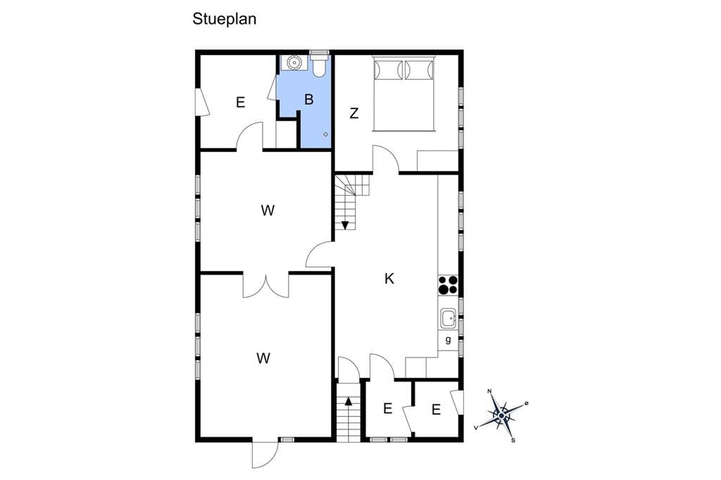 Indretning 1-172 Sommerhus JB108, Svinkløvvej 344, DK - 9690 Fjerritslev