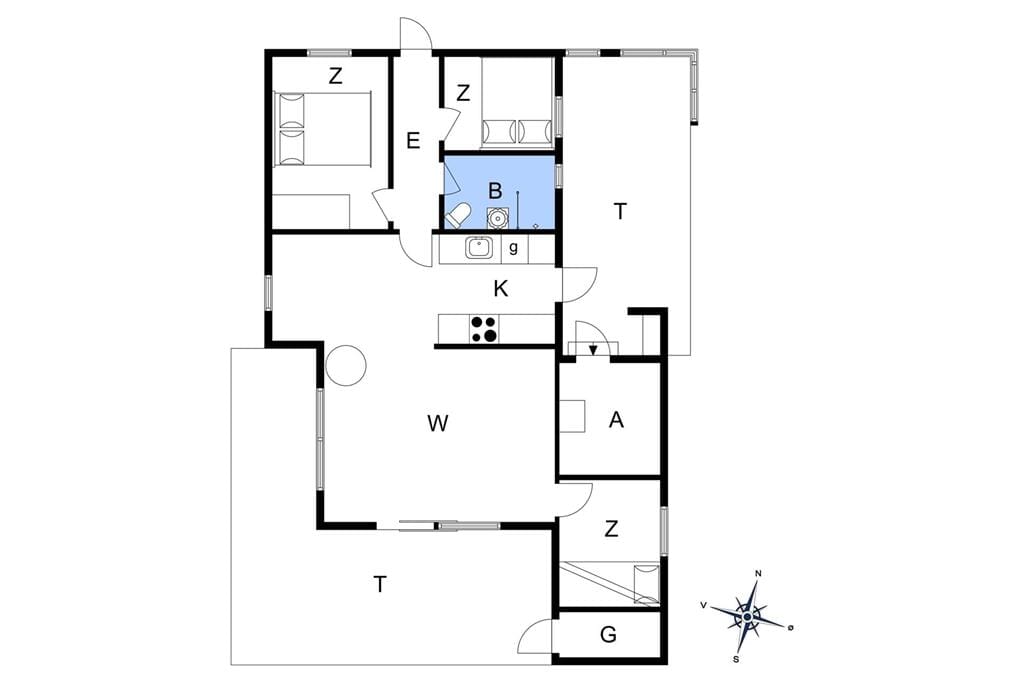 Innenausstattung 1-19 Ferienhaus 30103, Chr. Christensensvej 21, DK - 8300 Odder