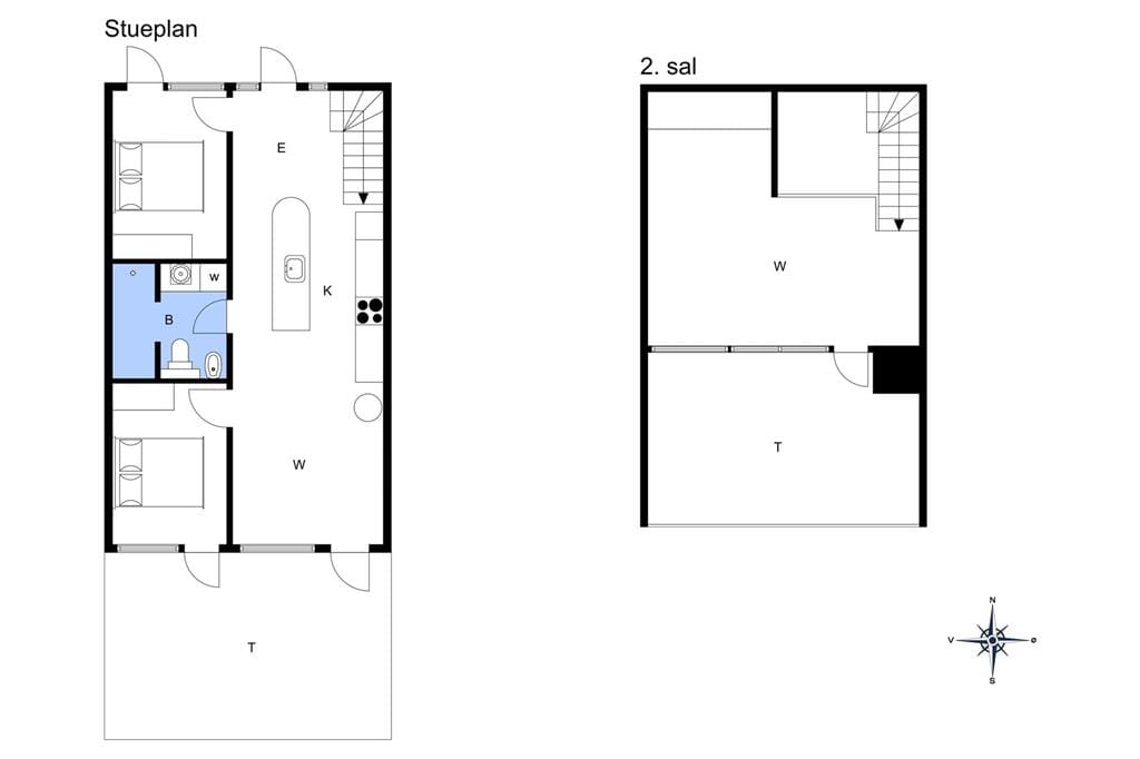 Indretning 1-11 Sommerhus 1648, Blåklokkevej 648, DK - 6792 Rømø