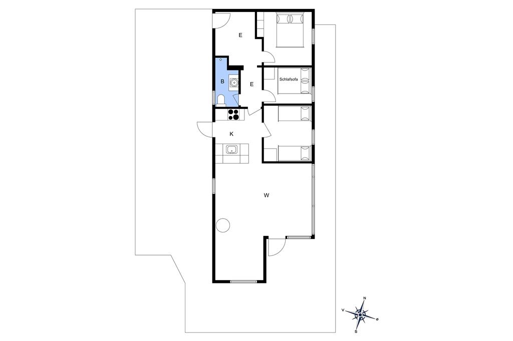 Innenausstattung 1-3 Ferienhaus L15055, Flyndervej 5, DK - 9631 Gedsted