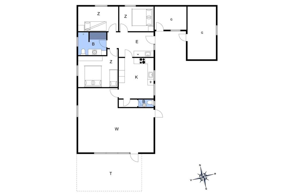 Innenausstattung 1-13 Ferienhaus 139, Svanholmvej 9, DK - 7770 Vestervig