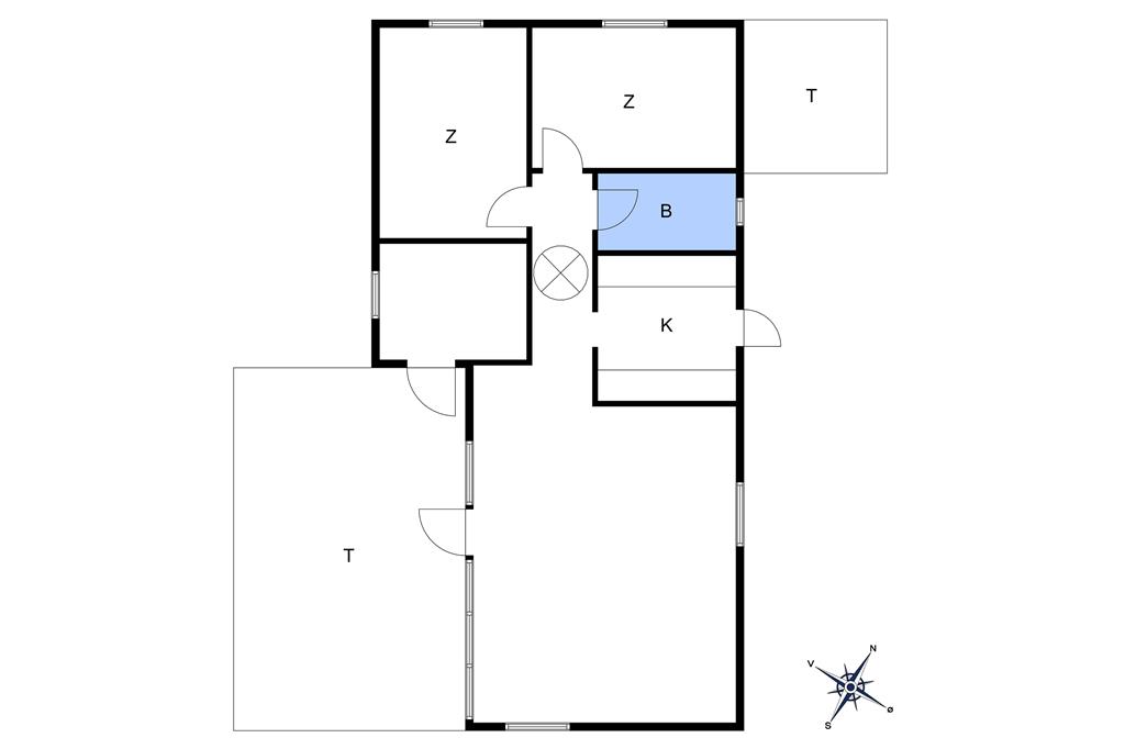 Indretning 1-10 Sommerhus 6603, Krølle Bøllevej 8, DK - 3770 Allinge