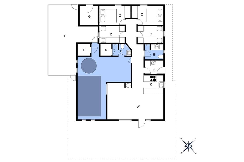 Indretning 1-20 Sommerhus 199, Doblervej 9, DK - 7673 Harboøre